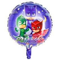 PJ 마스크 생일 장식 만화 알루미늄 풍선 베이비 샤워 어린이 소년 장난감 파티 공급 업체 29 피스, 06 1pc B_01 기타