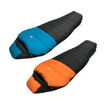 다나산업 골드 익스페디션 1400g 견고한 극동계 베스트침낭 동계비박, 오렌지