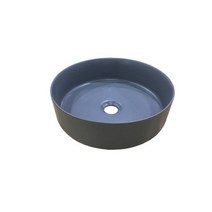 HSCL-1035DG/세면기/탑볼세면기/컬러세면기/카운터세면기, P트랩멍자동폽업(벽배수)