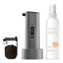헤제르 전자흑채 D1 자동분사 남여 스마트 볼륨 헤어케어 커버 스프레이, 1세트, 본품:그레이_파우더:다크브라운