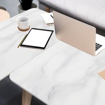 현대시트 한양 책상 식탁 테이블 가구 리폼 인테리어필름 1m + 에코필름 헤라, 12. 무광 비앙코대리석 ECEH152