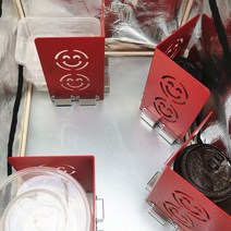 오토바이 배달통 칸막이 음식물 파티션 탑박스 칸마기, 4 블록 + 1 플레이트 [44L]