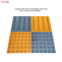 PVC 시각장애인용 점자블럭 인도 안전유도 보도블록, 그레이 도트 40cmx40cm