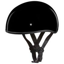 Daytona Helmets 하프 스컬 캡 오토바이 헬멧 DOT 승인고광택 블랙2XS USA 미국, Hi-Gloss Black