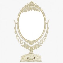 레트로 탁상용 거울 스탠드거울 빈티지거울 엔틱거울 탁상거울, 단품