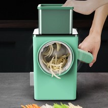 드럼통 안전 채칼 대파 썰기 마늘편썰기 파채 무 채써는 기계 슬라이스 회전 통돌이 돌돌이 샐러드마스터