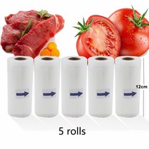 진공포장기 무선 산업용 가정용 주방용 식품 진공 가방 씰링 기계 용 BPA 프리 신선 유지 무독성 실러 백, 01 12cm