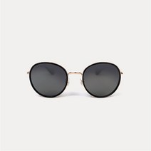 홍홀 선글라스 ALOUETTE 알루에뜨 SHINY BLACK W SILVER MIRROR HAF2002-BKSM7