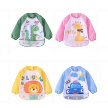 아기 어린이집 다용도 나비드림 긴팔 포켓 턱받이 _ 2203109EA, 공룡