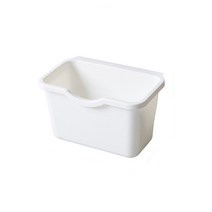 주방 걸이식 쓰레기통 가정용 청소 도구 작은 캐비닛 문 열기 걸이형 파편 분류 보관함, CHINA, 01 white