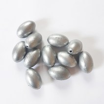 구멍추 4~30호까지 원투봉돌 원투채비 낚시추 묶음추, 6개입