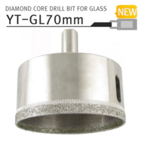 다이아몬드 코아드릴 비트 GL 70mm 유리 타일 홀쏘