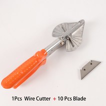 파이프 수도관 금속 PVC 알루미늄 동관 커터 절단기 45-90도 각도 마이터 사이딩 와이어 덕트 pvc pe 플라스틱 호스 가위 절단 10pcs 블레이드 가사 배관 도구