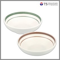 [돌산멜라민] 오브제투라인 - 한식구프 (그린 브라운), 7인치, 브라운