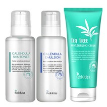 록키스 카렌듈라 스킨로션 세트 + 록키스 티트리 모이스쳐 크림