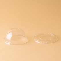 92파이 고급형 PET 아이스컵 평리드(플랫형) 두껑 돔형 뚜껑 1000개 14온스 16온스 호환, 02_92파이 돔형 뚜껑 1박스(1000개)