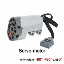 부품 파워 기능 모터 테크닉 MOC 멀티 툴 서보 트레인 PF 8293 8883 모델 빌딩 블록 호환 Leduo 테크니컬 파츠, [04] Servo-motor