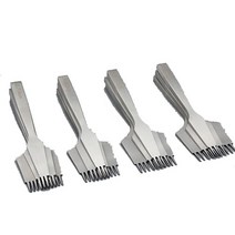 고급 유럽형 사선치즐 2.7mm 3mm 3.38mm 3.85mm 세트 2+5+10날 가죽공구 가죽공방공구, 5날