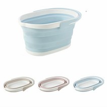 접이식 양동이 바께쓰 걸레 캠핑 청소 낚시 세차 대야, 카키 BL10926_W6A4AAF_수량_상세페이지참조