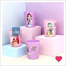 양치컵 4P컵 아동 음료수컵 물컵 요술봉 쥬스 어린이집컵 시크릿쥬쥬, 단품, 단품