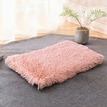 펫러그 강아지 고양이 러그세탁 가능한 개 침대 매트 긴 플러시 부드러운 애완 동물 수면 담요 따뜻한 고양, 02 분홍색_02 36x54