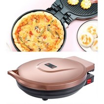 누룽지기계 크레페 오징어버터구이 대용량 전병 쥐포, 32cm 로즈골드 패키지