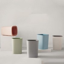 [P1B] 키밍 북유럽 휴지통 가정 분리 쓰레기 화장실 디자인 / 쓰레기통 분리수거함 페달휴지통 인테리어 음식물쓰레기통 재활용 대형쓰레기통 가정용 스텐휴지통 대용량 압축휴지통 ( P1B / 55989EA ), 본품+고정덮개_블루