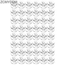 ZCMYDDM 플라스틱 빈 와이어 스풀 보빈 재봉틀 용 스레드 보빈 재봉틀 부품 DIY 스레드 스트링 핸드 크래, 01 10pcs