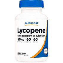 뉴트리코스트 라이코펜 50mg 60정 리코펜, 60캡슐, 60개