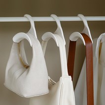 BANHANY (1+1+1할인) 다용도 싱글&날개형 화이트 가방걸이 옷걸이 소품걸이/공간활용 자취필수템 모자 목도리 걸이, 1개, 싱글형