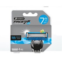 도루코 페이스7 II 7중 면도날, 1개, 4개입