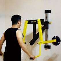 벽걸이 사이드 레터럴레이즈 머신 홈짐 홈트 헬스장 어깨운동, 벽걸이 사이드 레터럴레이즈/옐로우