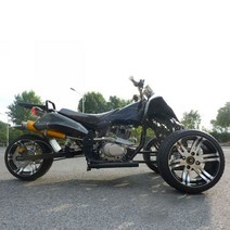 150CC 역삼륜오토바이 클래식바이크 14인치 농업용, 하얀색