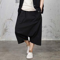 벅시루 여성 남녀공용 쌤쌤 엠보 스판 하렘바지