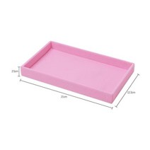 피규어진열장 계단식 아크릴 전시 패션 벨벳 보석 디스플레이 쇼 반지 귀걸이 트레이 보관 상자, 13 13