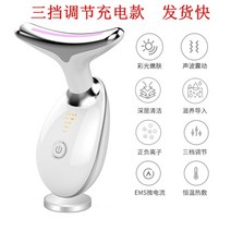 갈바닉 마사지기 LED 울쎄라 주름개선 목주름 얼굴 리프팅 홈케어 디바이스, 03.C