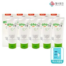 아토24 모이스처라이징 로션 토탈케어 스킨 200g, 아토24 모이스처라이징로션 5개+헬시링크 마스크 1팩