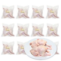 가나안식품 [도매] 삼계탕용 생닭 영계 24마리 대용량 업소용 백숙 통닭구이 개별 진공포장, 12팩, 900g
