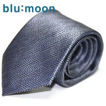블루문 blu:moon 블루문넥타이 - 와이드폴링본 그레이 8cm