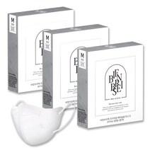 비앙브리제프리미엄에어슬림마스크(KF94) 중형, 3개, 블랑 화이트, 10개입