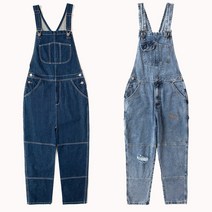 여자 남자 여성 커플 바디프로필 데님 점프 수트 슈트 멜빵 청바지 바지 빈티지 의상