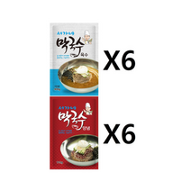 서가네막국수 육수6봉지 비빔양념 6봉지, 6개