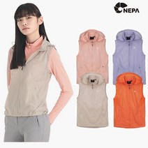 네파 NC송파점 여성 4컬러 경량 우븐과 메쉬 소재 사용으로 쾌적한 착용감 제공 카를린 절개형 베스트 7I41403 SPV