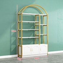 미용실 진열장 선반 화장품 진열대 네일샵 제품 디스플레이 철제 장식장 랙 매대 인테리어 쇼케이스, B