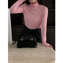 텐셀목폴라 목폴라티 online2022 새로운 가을 의류 한국 표준 멀 컬러 부드러운