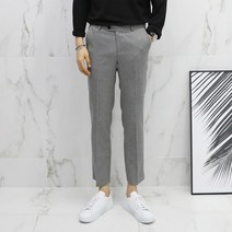 아도르클래식 노블 남성용 캐주얼 스판 9부 슬랙스