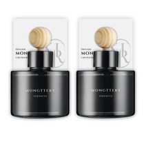 몽때리 세레니테 차량용 방향제 자동차 디퓨저 120ml, 1+1레몬제스트