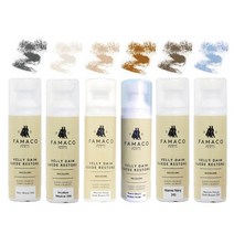 겨울 어그 부츠 스웨이드 누벅 신발 색상 복원제 75ml 부처 구두 관리, 라이트브라운