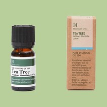 힐링팜스 영국 천연 아로마 에센셜 오일 10ml, 티트리 향 10ml, 1개