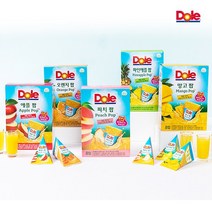 Dole 돌 얼려먹는 아이스팝 후룻팝 100%과즙 얼려먹는주스(62mlx8입)x3팩, 1개, 피치팝2+애플팝1